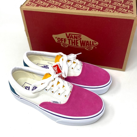 VANS Era Platform Multicolor Low Women's Size 7 Canvas Suede VN0A3WLUWVY - Picture 6 of 11